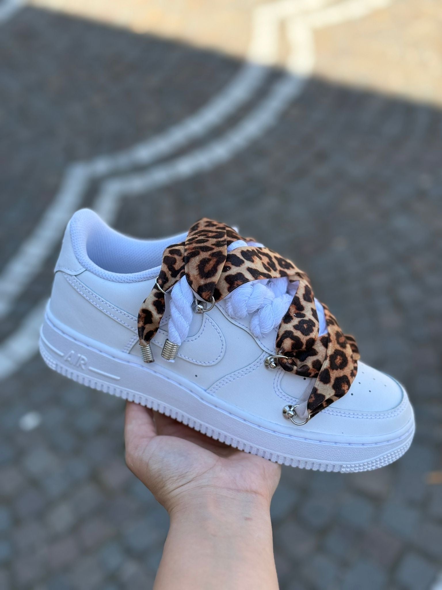 AIR FORCE ROPE LACES LEOPARDATE