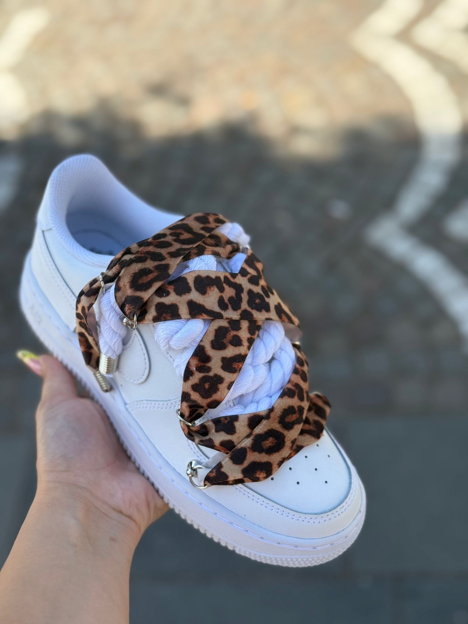 AIR FORCE ROPE LACES LEOPARDATE