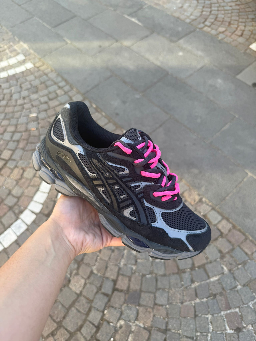 ASICS GEL NY TOTAL BLACK DOPPIO LACCIO