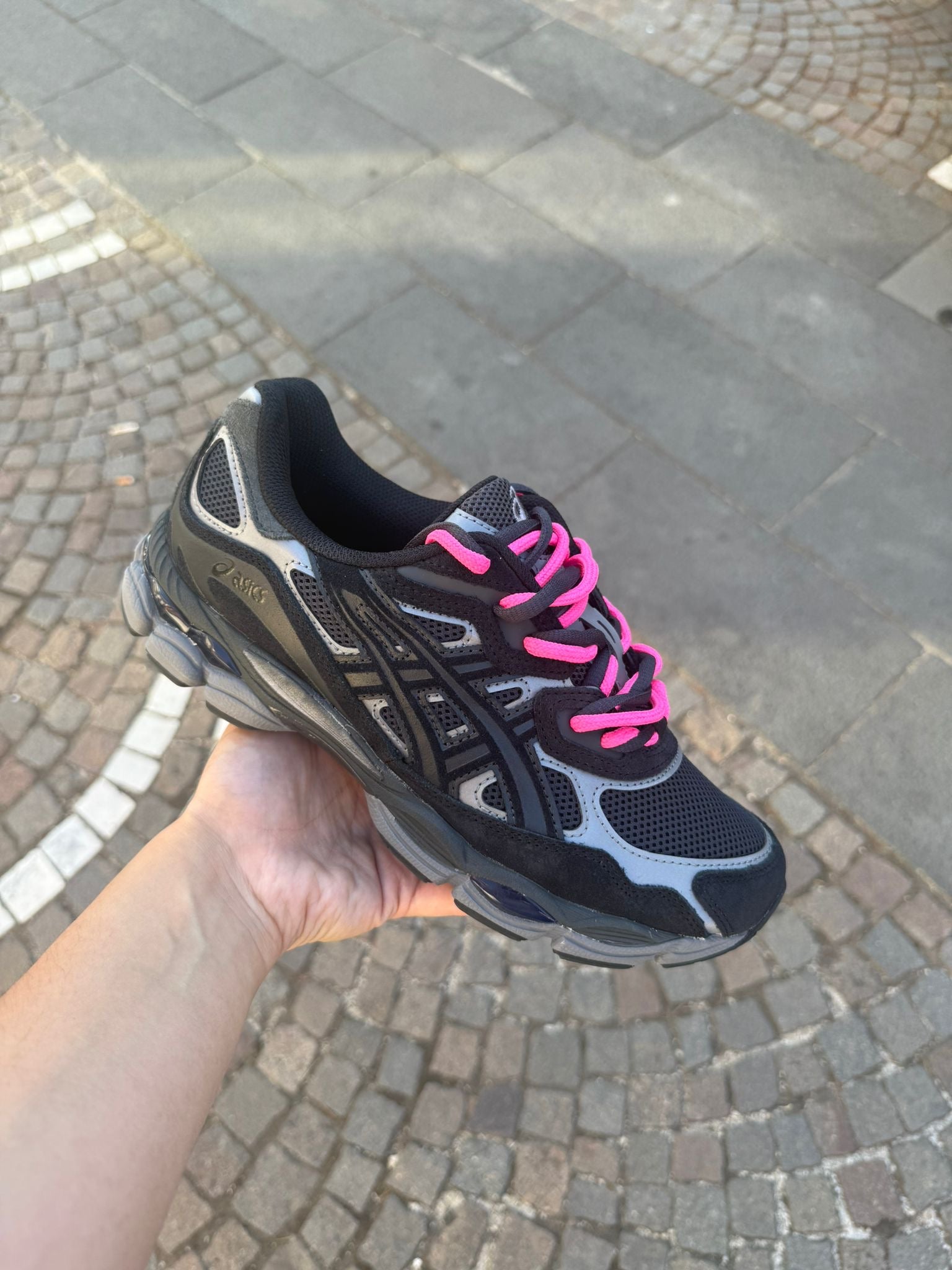 ASICS GEL NY TOTAL BLACK DOPPIO LACCIO