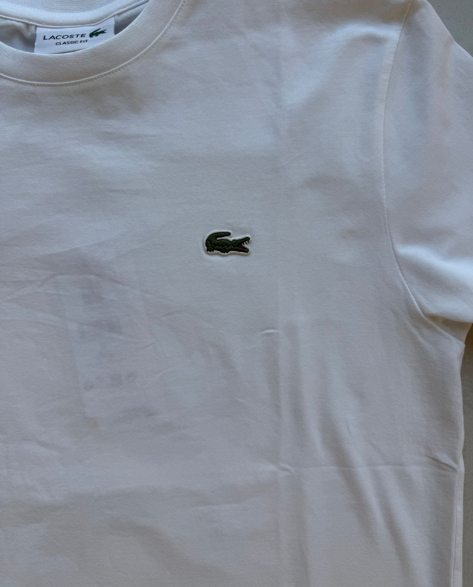 T-SHIRT LACOSTE BIANCA