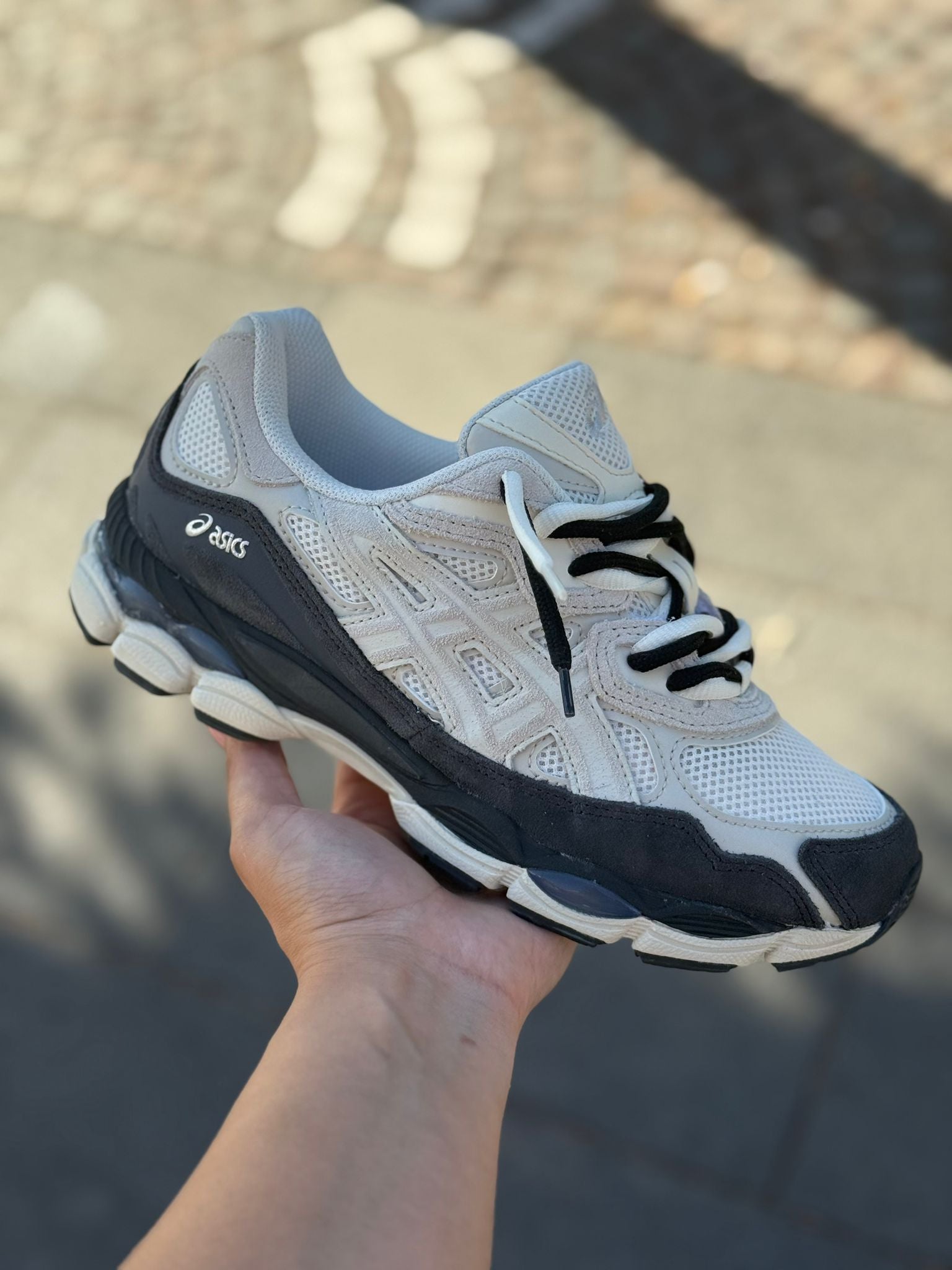 ASICS GEL NY WHITE/GREY mi fa