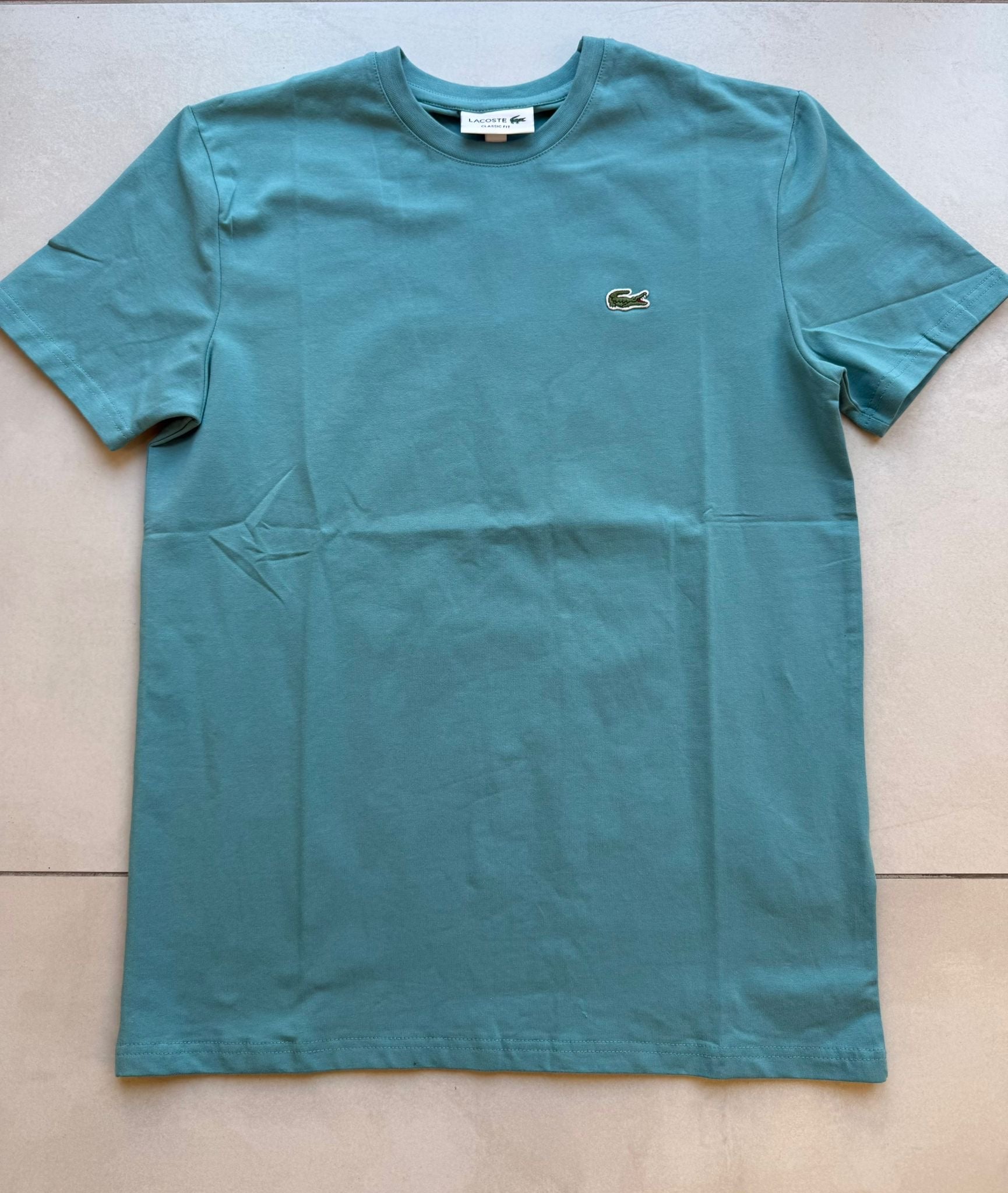 T-SHIRT LACOSTE TURCHESE